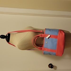 NWT: Vintage Tommy Hilfiger Canvas Satchel Crossbody